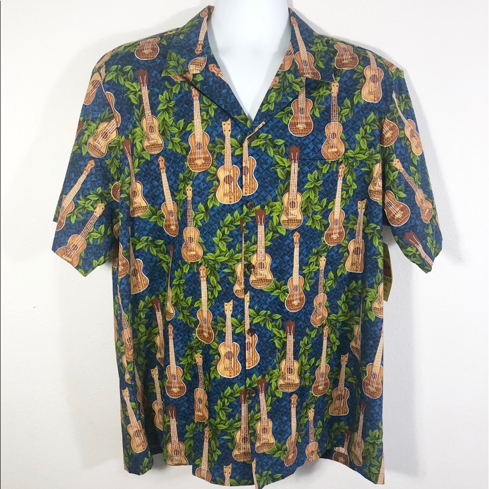 Made in Honolulu, Hawaii Mens XL cotton shirt NWT